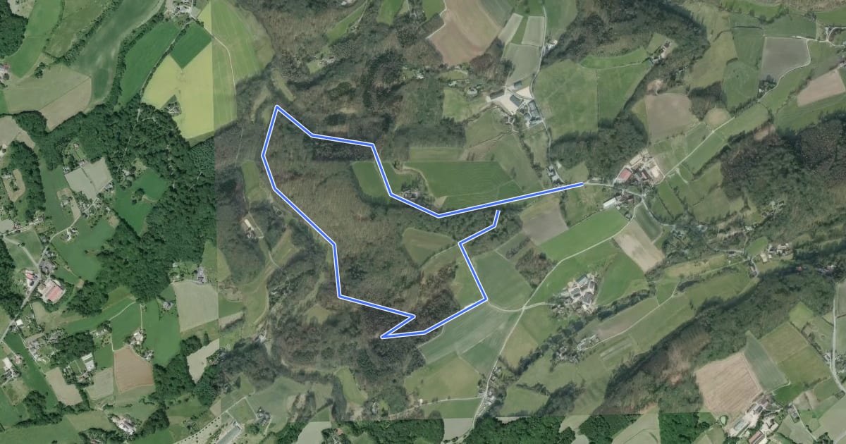 Маршрут Rundweg A4 - Oberelfringhausen на спутниковом снимке