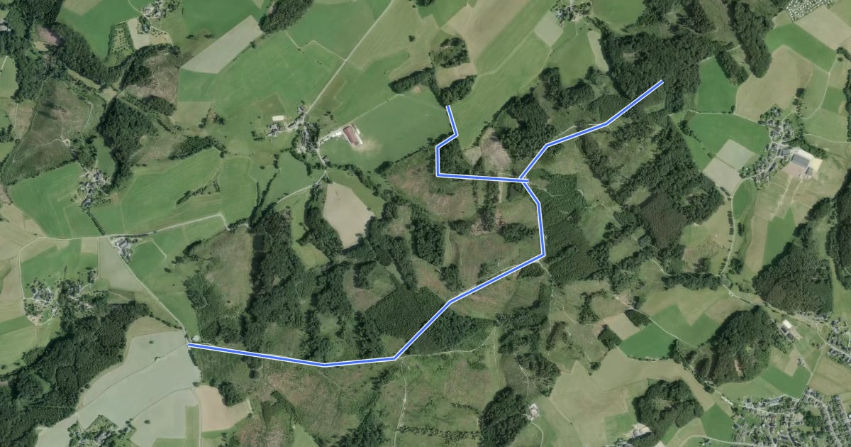 Маршрут Rundweg A4 (Thier) на спутниковом снимке