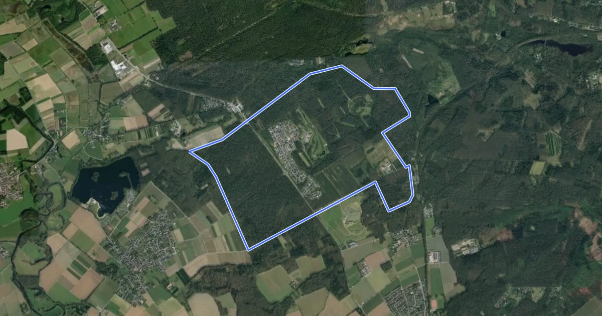 Маршрут Rundweg "A7 Effelder Wald" на спутниковом снимке
