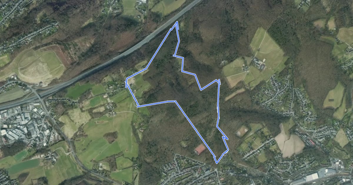 Маршрут Rundweg A8 Homberger Höhenweg (Hasper Stadtwald) на спутниковом снимке