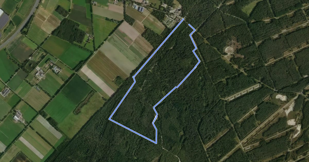 Маршрут Rundweg A9 Dassenberg на спутниковом снимке