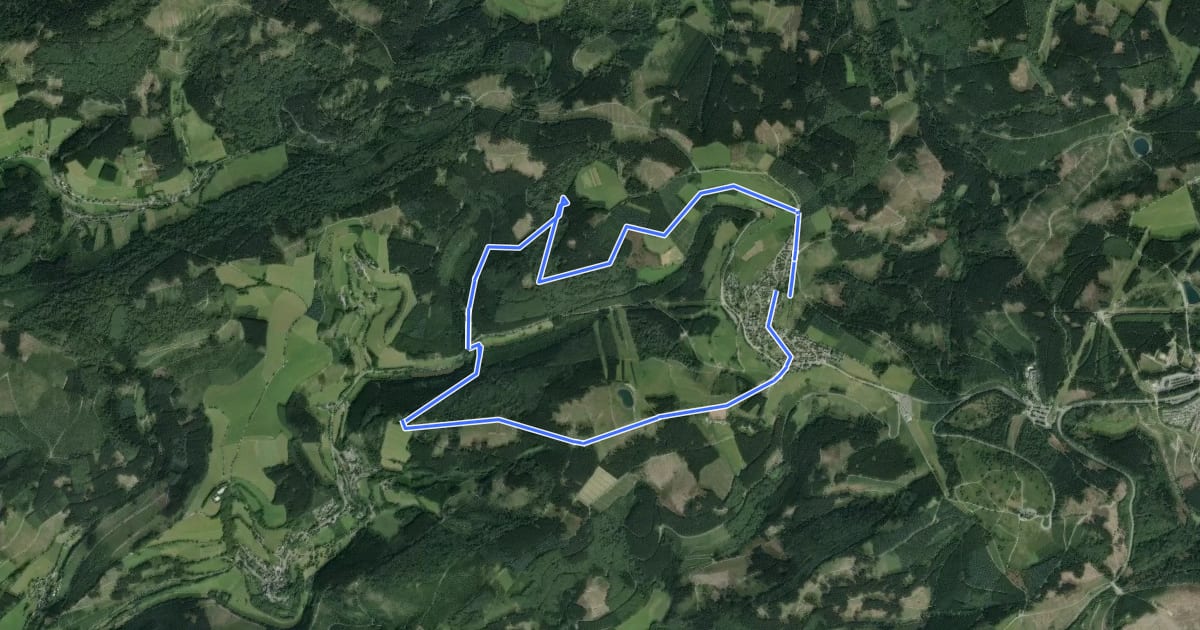 Маршрут Rundweg Altastenberg, Kapellenweg, As2 на спутниковом снимке