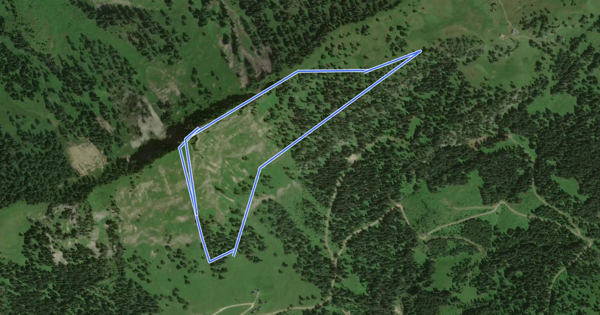 Маршрут Rundweg Bärenfeichtner Mölbing на спутниковом снимке