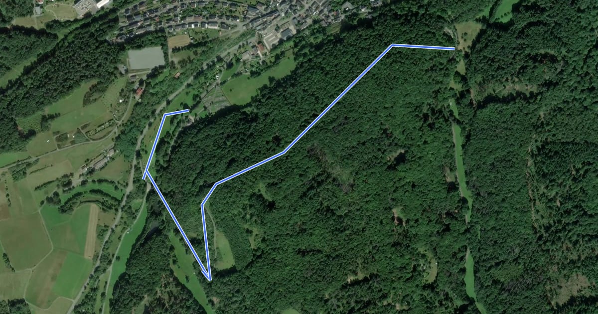 Маршрут Rundweg Fischweiher на спутниковом снимке