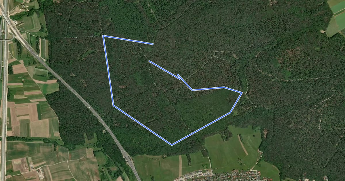 Маршрут Rundweg Gundelsheim на спутниковом снимке