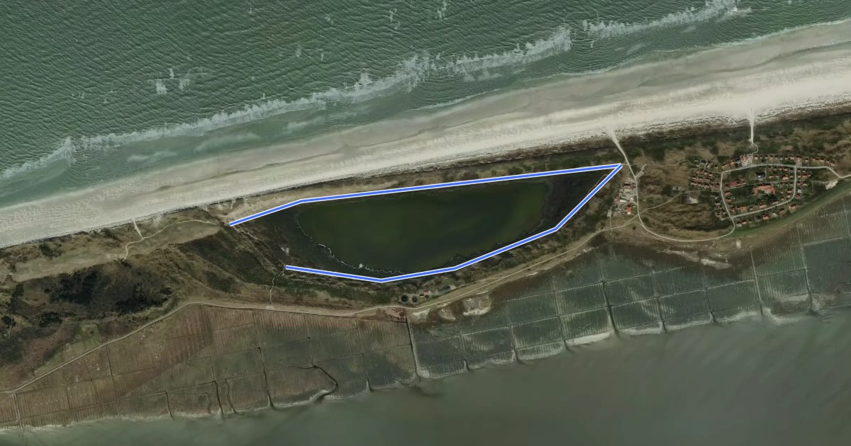 Маршрут Rundweg Hammersee на спутниковом снимке