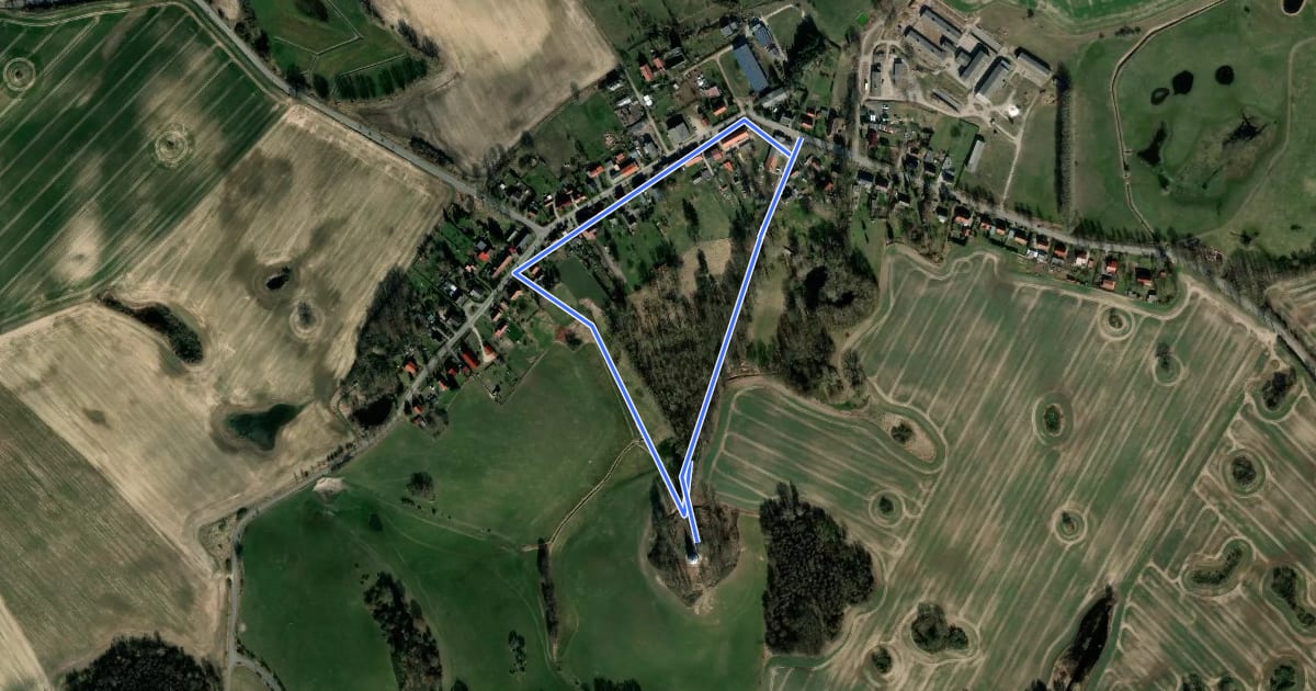 Маршрут Rundweg Kapellenberg на спутниковом снимке