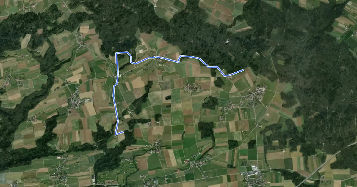 Маршрут Rundweg Napoleonturm на спутниковом снимке