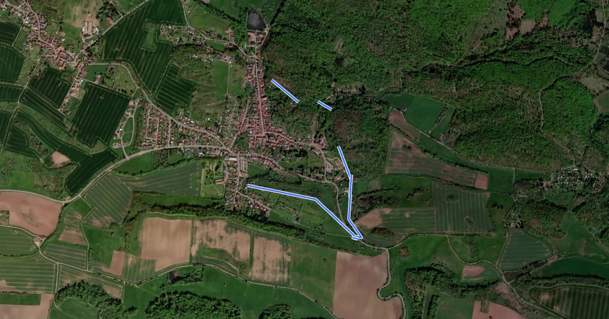 Маршрут Rundweg Neustadt на спутниковом снимке