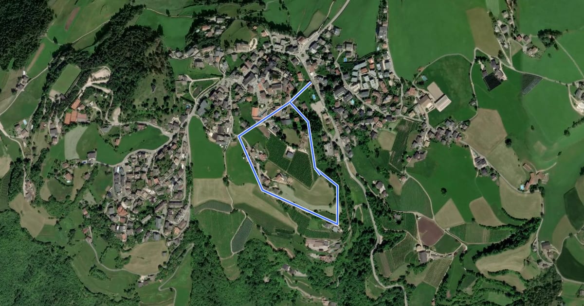 Маршрут Rundweg Pfaffenbühl на спутниковом снимке