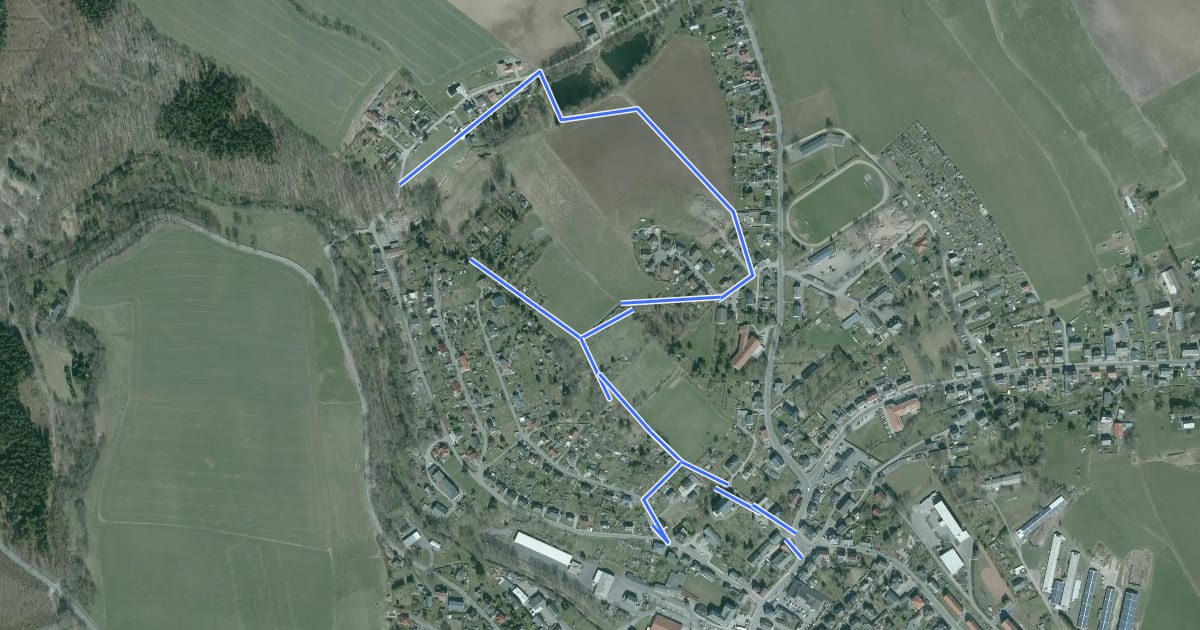 Маршрут Rundweg Pfarrberg на спутниковом снимке