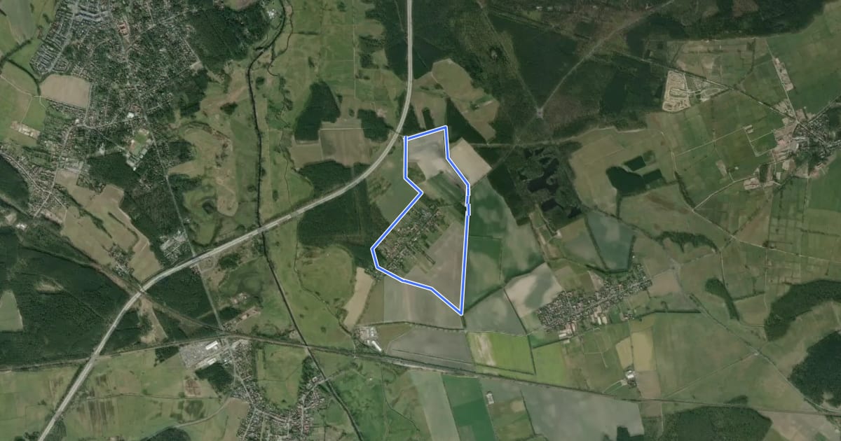 Маршрут Rundweg Philippsthal на спутниковом снимке