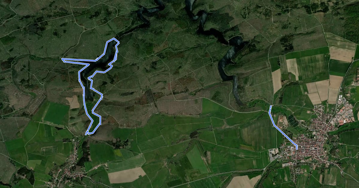 Маршрут Rundweg Rappbode-Vorsperre на спутниковом снимке