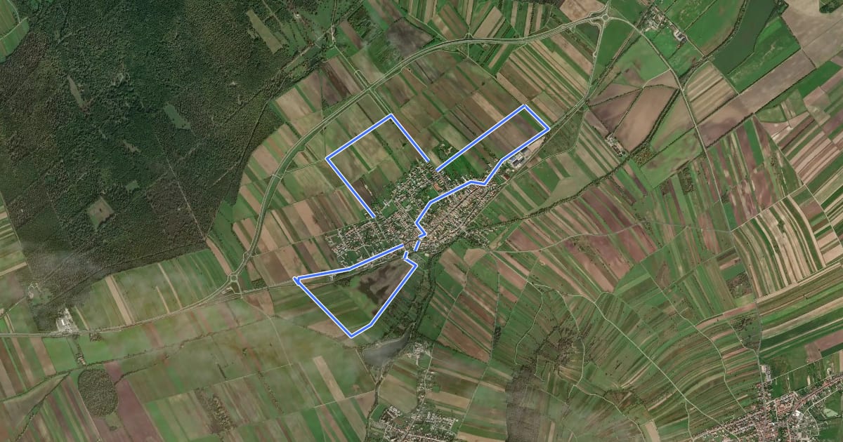 Маршрут Rundweg Schützen/Geb. Nord на спутниковом снимке