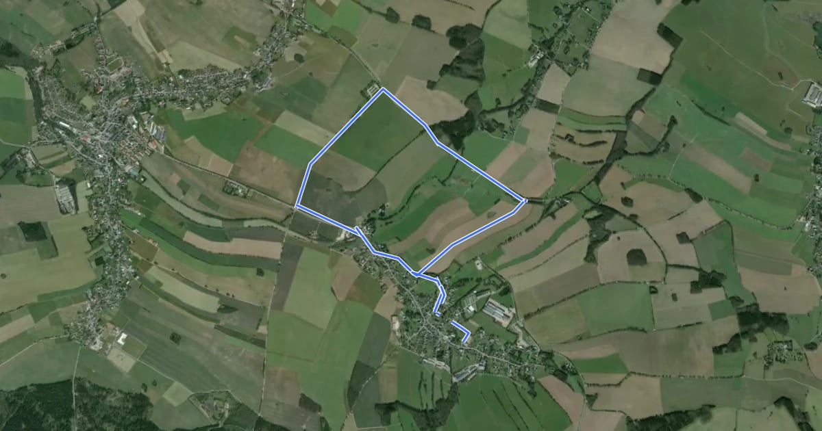 Маршрут Rundweg Skiareal на спутниковом снимке