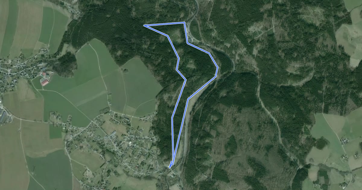 Маршрут Rundweg Strobelmühle на спутниковом снимке
