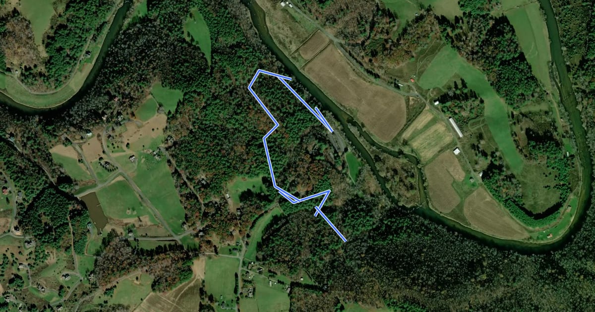 Маршрут Running Cedar Trail на спутниковом снимке