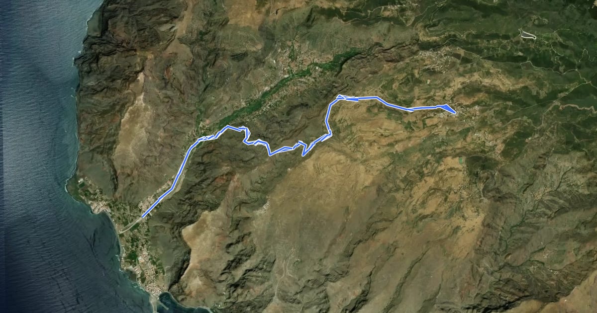 Маршрут Ruta 15 на спутниковом снимке