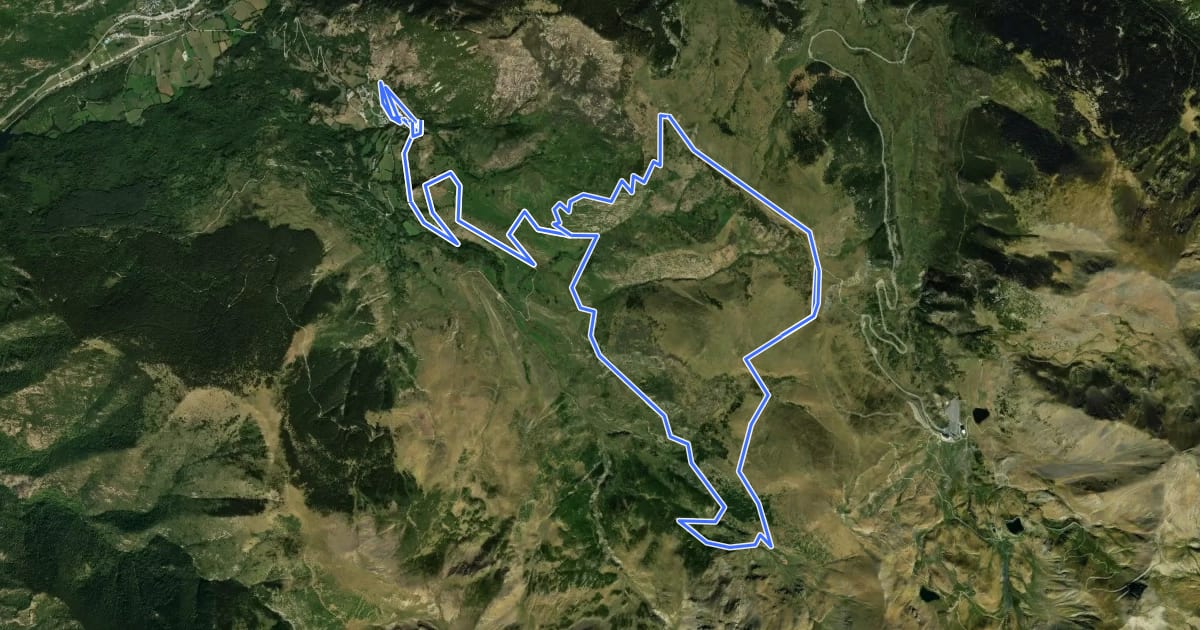 Маршрут Ruta 16. Centre Trail. 05 BTT Joc de la Pilota на спутниковом снимке