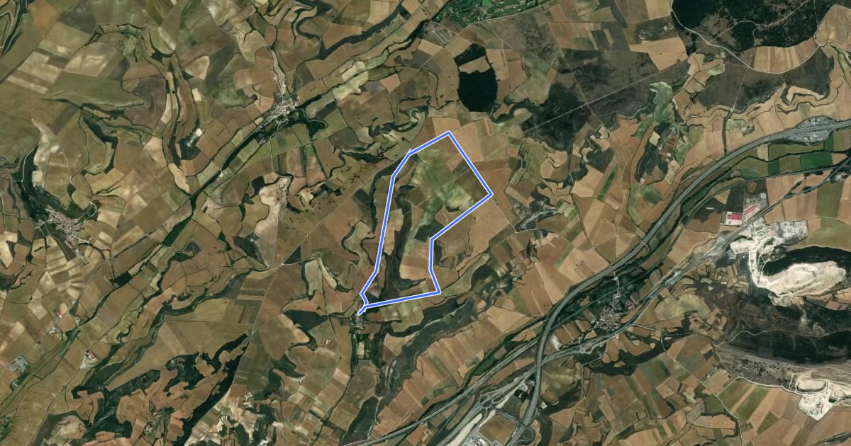Маршрут Ruta 2 - Alto de las Torrecillas (Barrio de Cótar) на спутниковом снимке