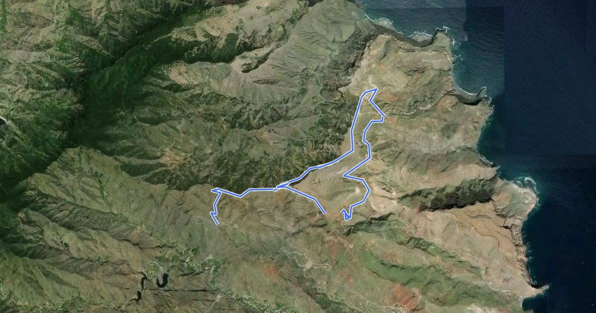 Маршрут Ruta 31 на спутниковом снимке