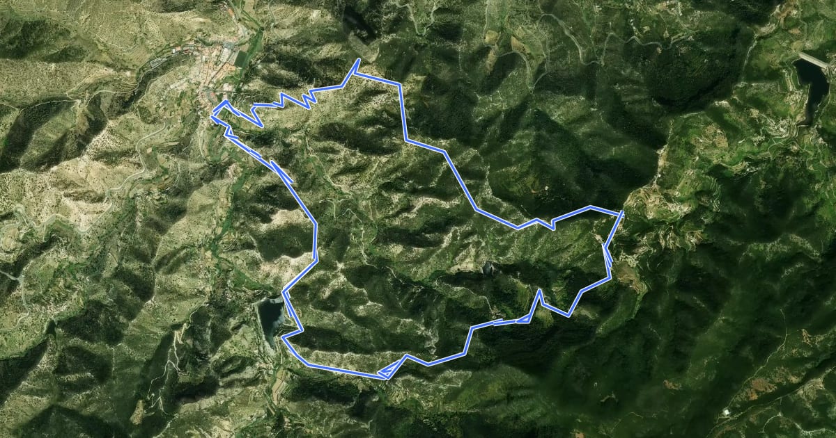 Маршрут Ruta 39 на спутниковом снимке
