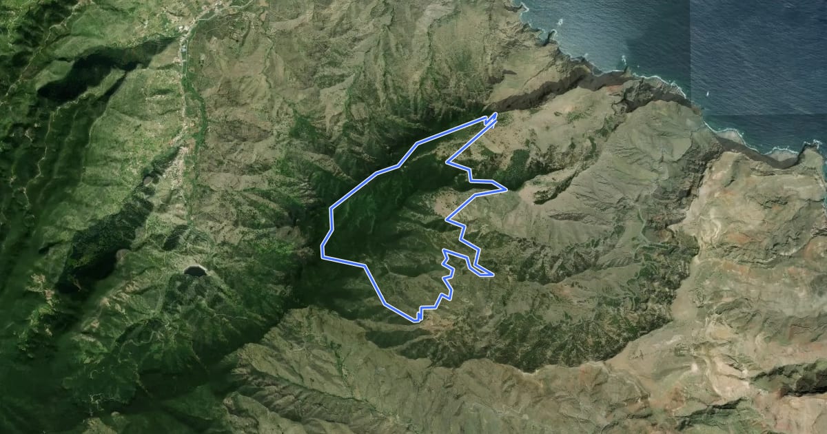 Маршрут Ruta 41 на спутниковом снимке