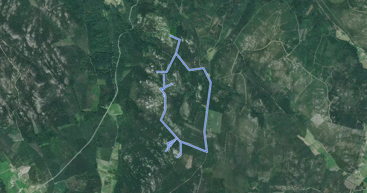 Маршрут Ruta circular desde el cruce del Bañal на спутниковом снимке