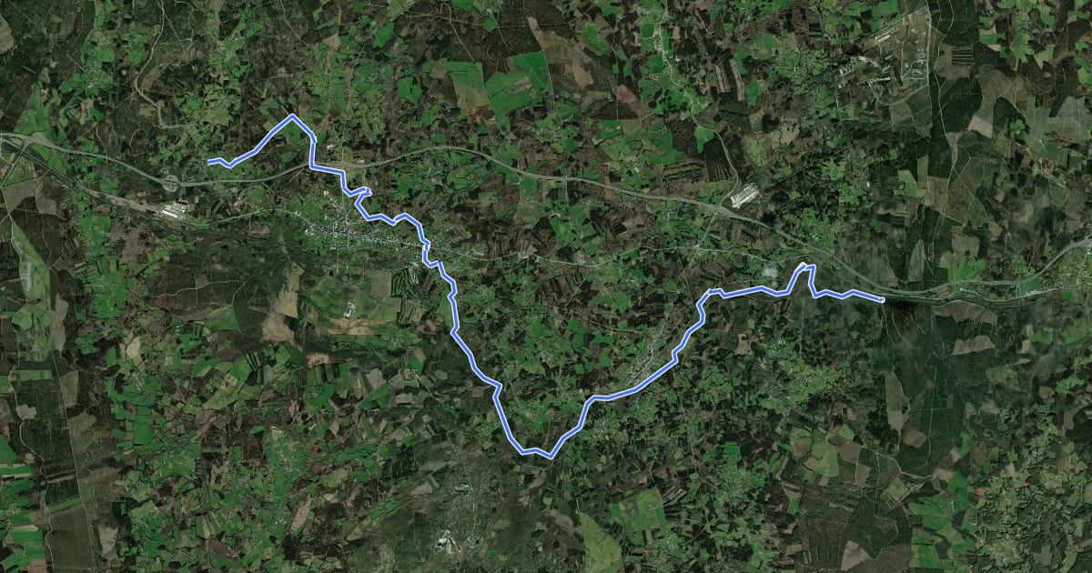 Маршрут Ruta da agua de Guitiriz на спутниковом снимке