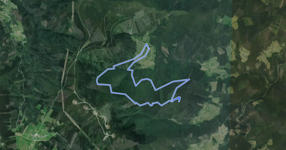 Маршрут Ruta da Fraga da Vilapena на спутниковом снимке