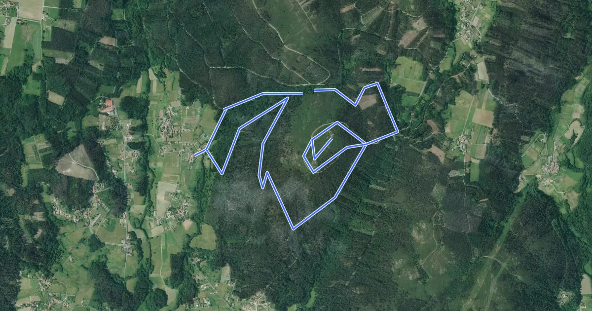 Маршрут Ruta de riamonte на спутниковом снимке