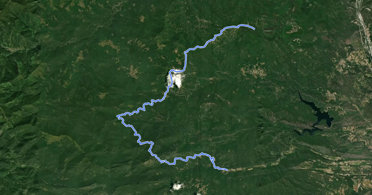 Маршрут Ruta dels 4 refugis de Tramuntana. Etapa: Refugi Les Salines <=> Refugi Bassegoda <=> Albanyà на спутниковом снимке