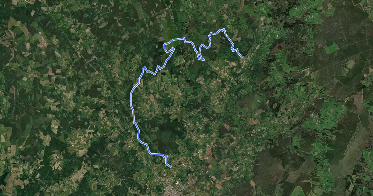 Маршрут Ruta dos Montes do Bocelo - Teito da Coruña на спутниковом снимке