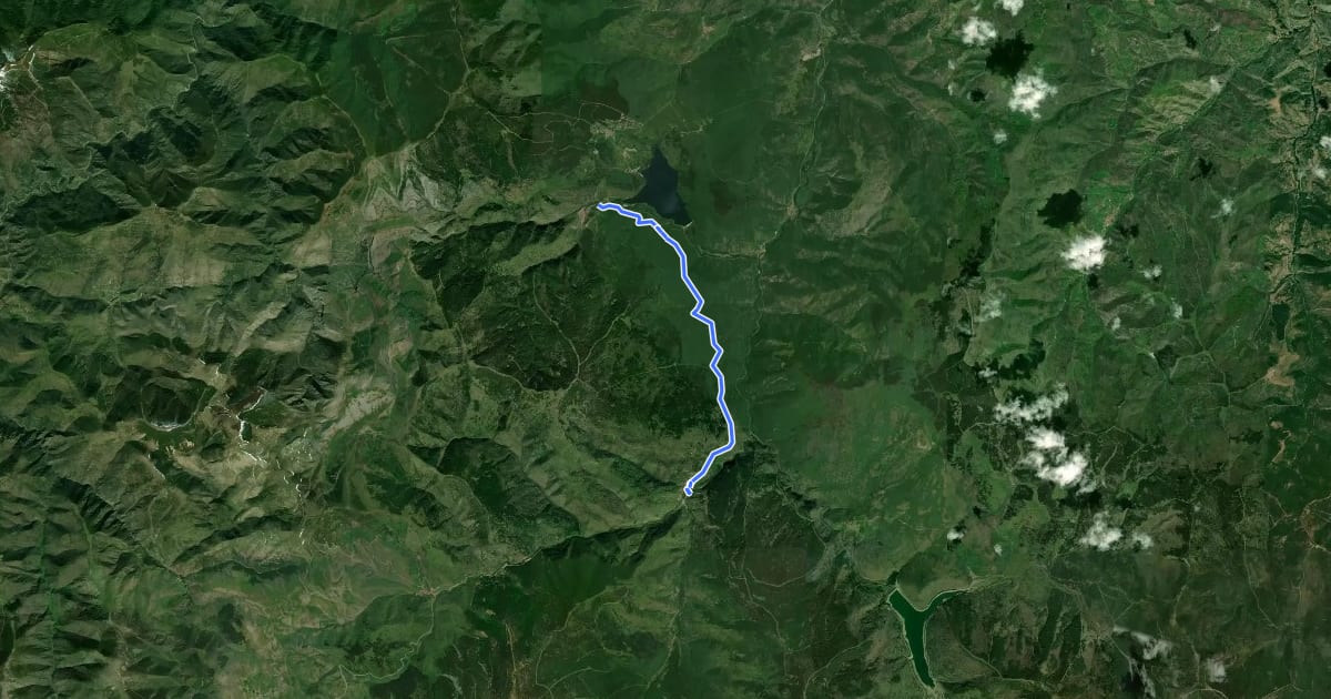 Маршрут Ruta romana del Iregua tramo 3 на спутниковом снимке