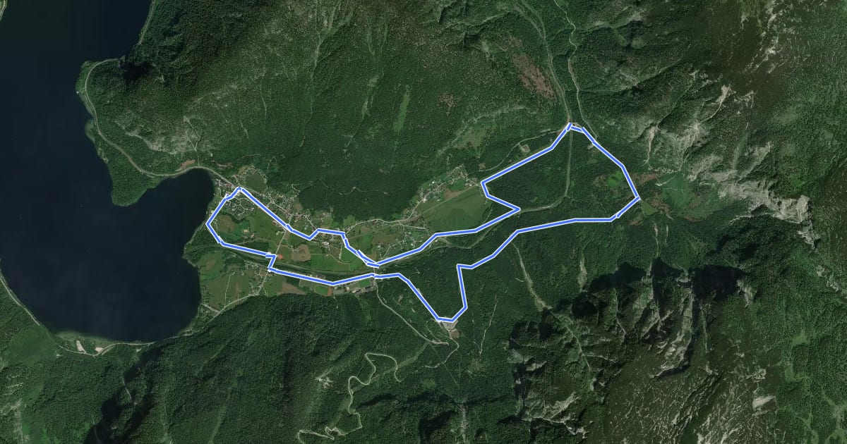 Маршрут S 218 Koppenwinkel Runde на спутниковом снимке