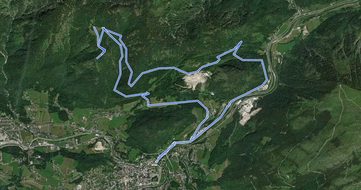 Маршрут S 304 Saiherbachalm - Tour на спутниковом снимке