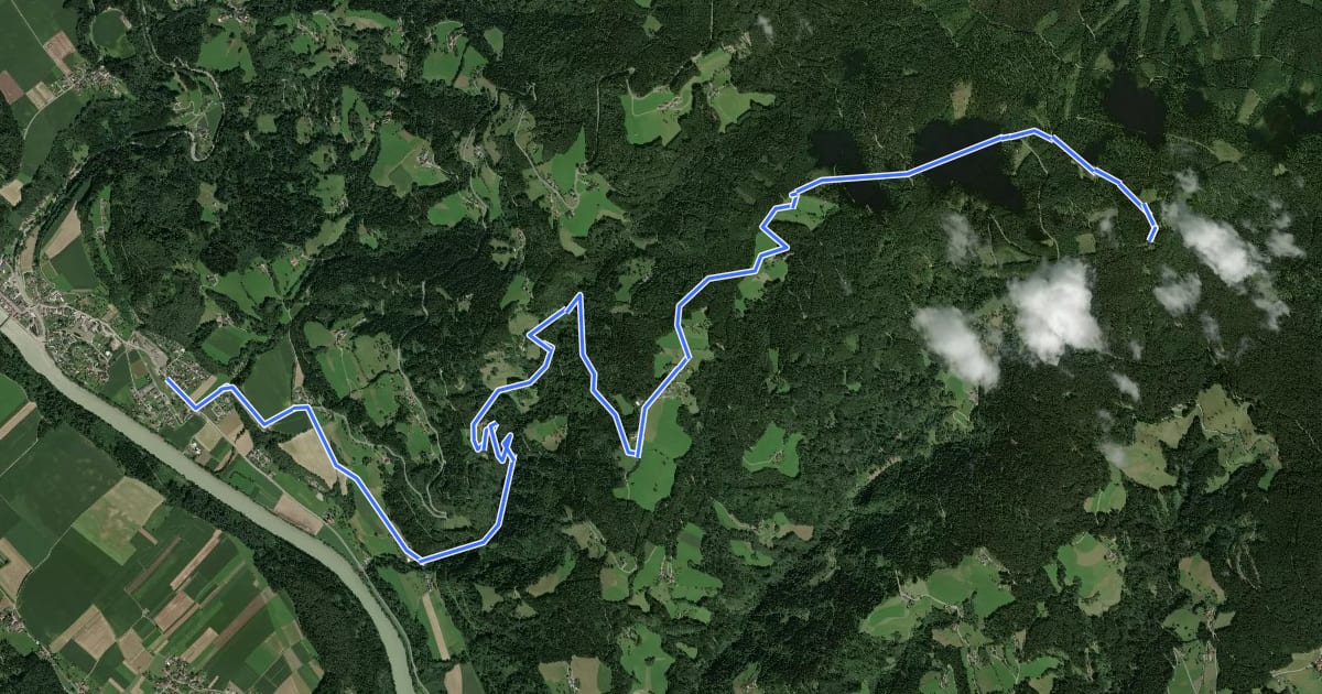 Маршрут Südalpenweg 03 - Etappe 6 ab Hühnerkogel на спутниковом снимке