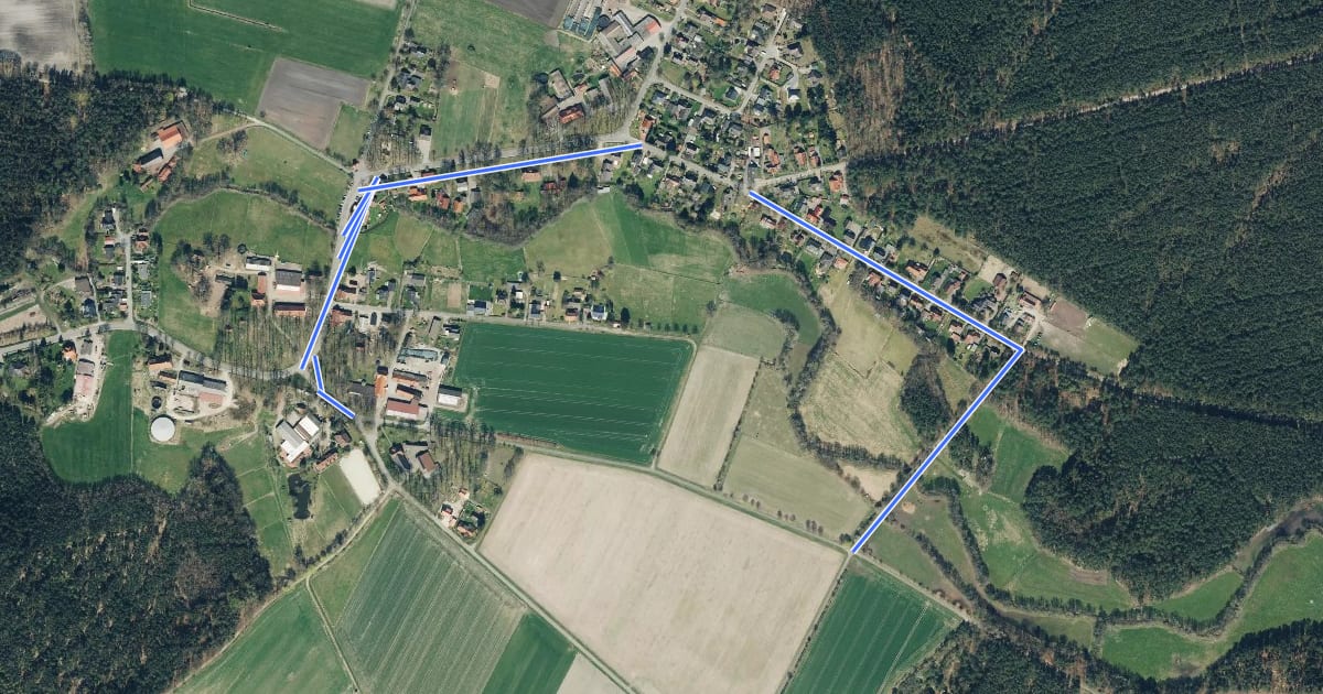 Маршрут Südheide 'In einem Bächlein helle' W6k (kurze Tour) на спутниковом снимке