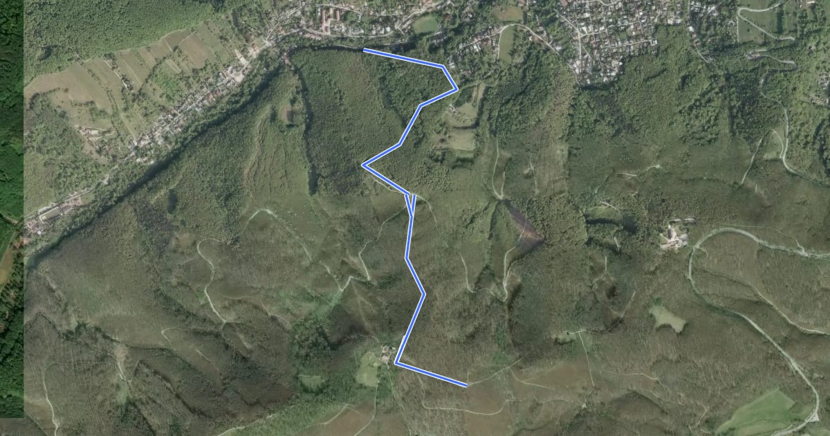 Маршрут Südtiroler Uphilltrail на спутниковом снимке