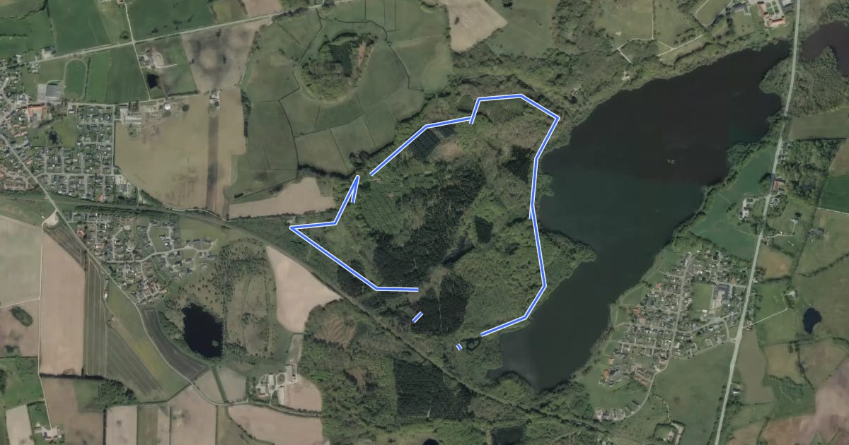 Маршрут Søgård Skov, nord на спутниковом снимке