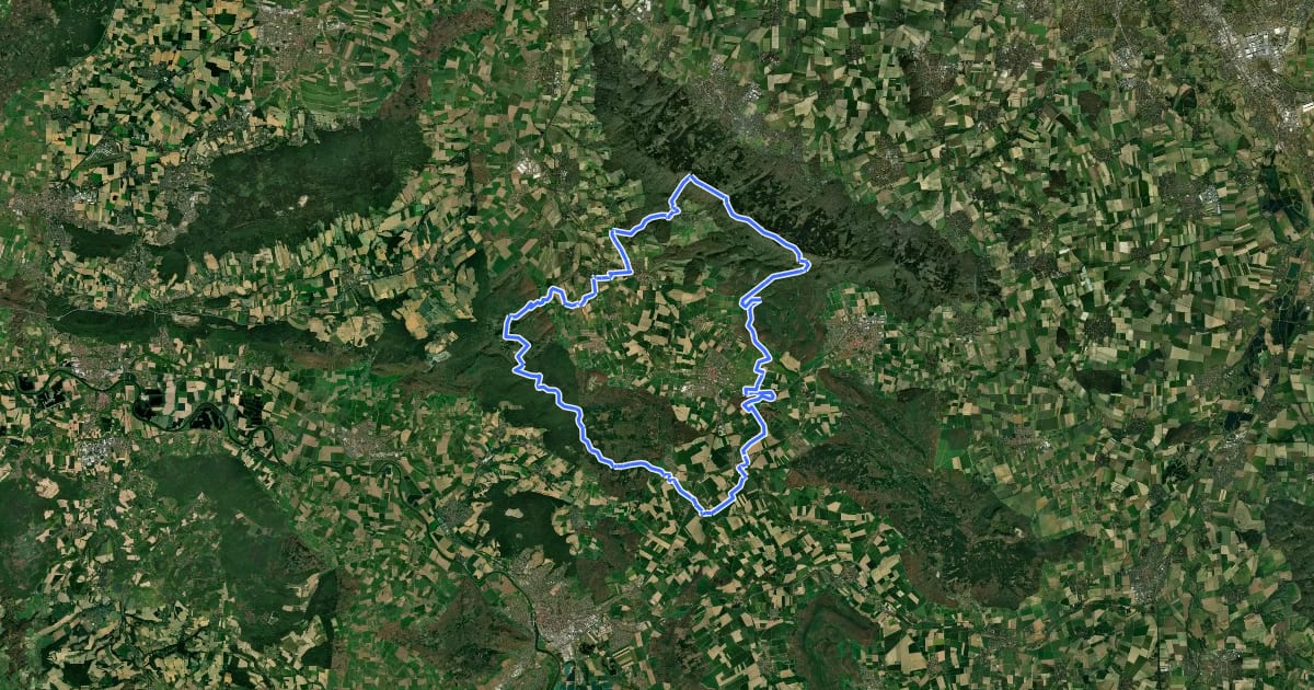 Маршрут Söltjer Rundwanderweg на спутниковом снимке