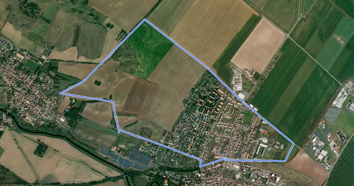 Маршрут Sänger Rundweg на спутниковом снимке