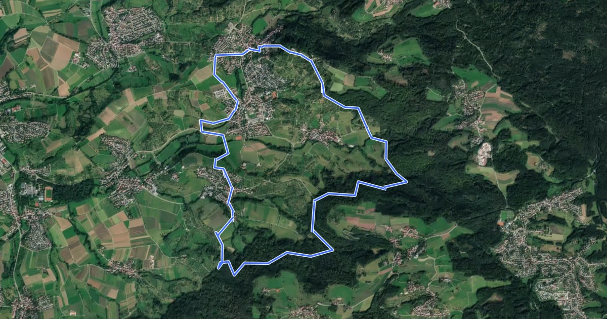 Маршрут 's Äpple Rundweg 3 на спутниковом снимке