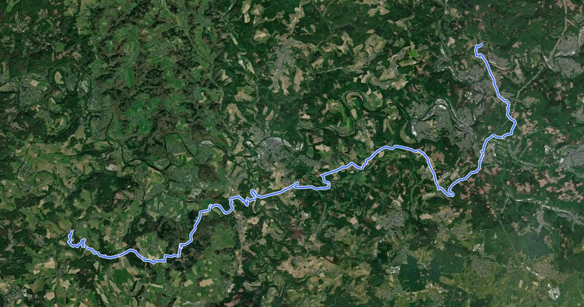 Маршрут [S] Sieghöhenweg [Landkreis Altenkirchen] на спутниковом снимке