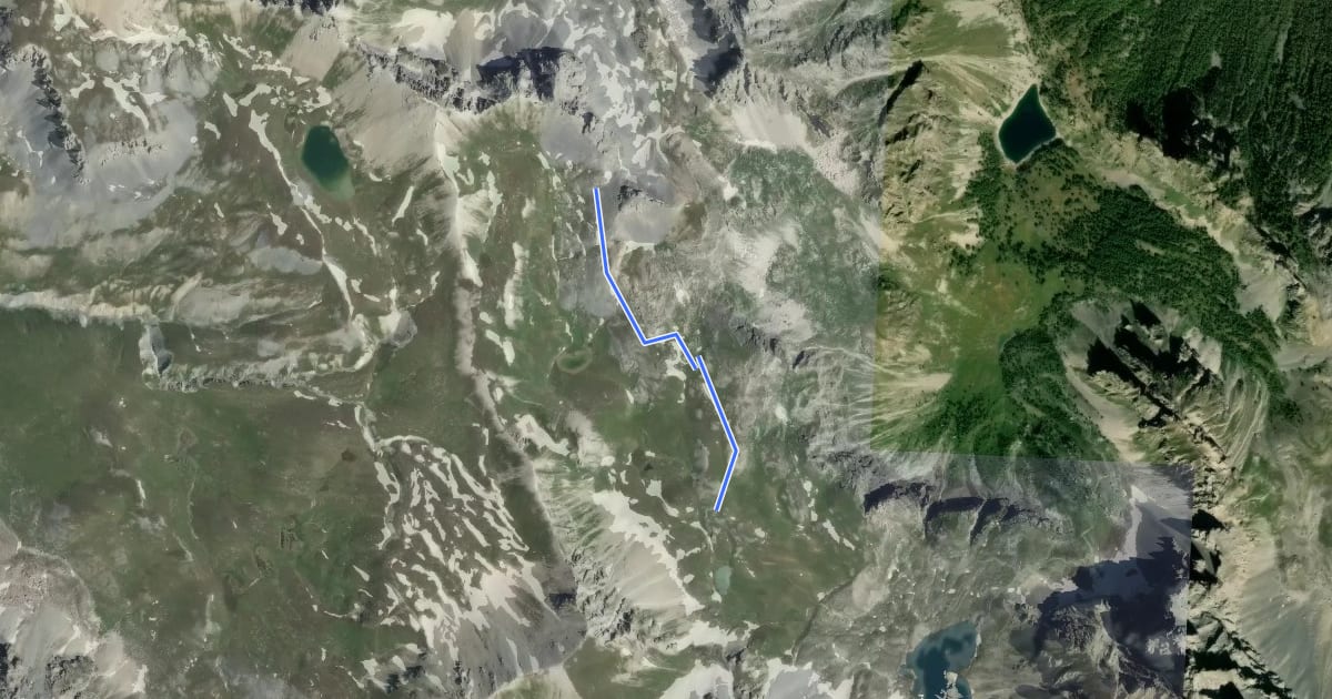 Маршрут S15 на спутниковом снимке