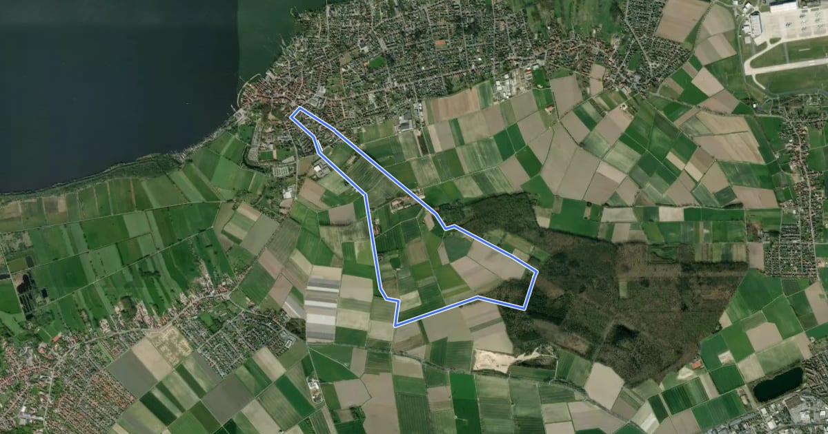 Маршрут S2 Hohenholzweg (Rundweg um Steinhude) на спутниковом снимке