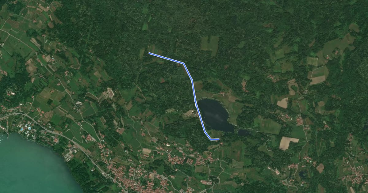 Маршрут S25B на спутниковом снимке
