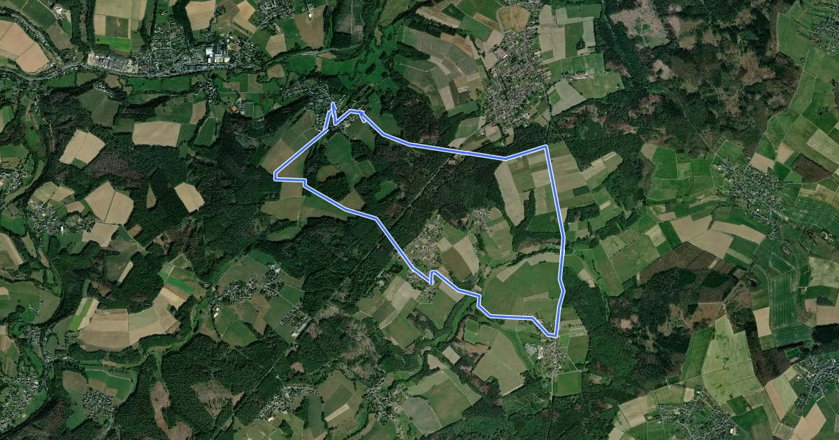 Маршрут [S3] Schöneberg Rundwanderweg на спутниковом снимке