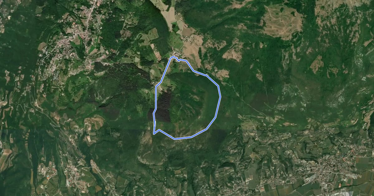 Маршрут S30 на спутниковом снимке