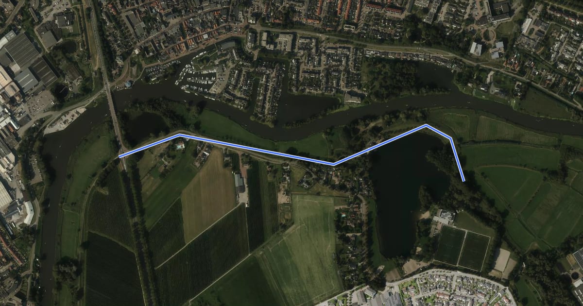 Маршрут S42-S53 на спутниковом снимке